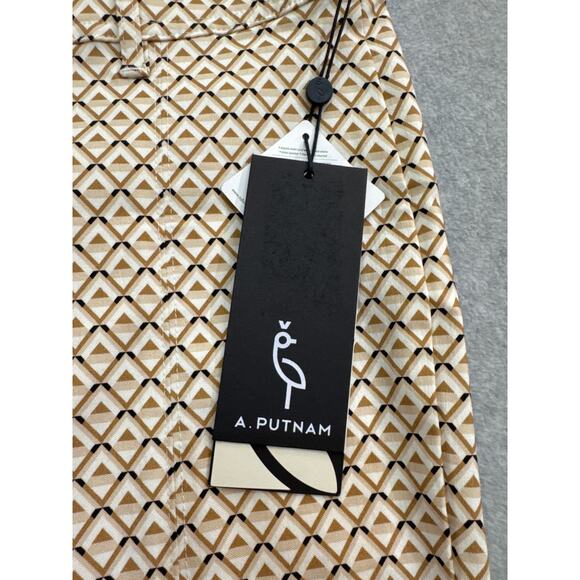 A. Putnam Kick Flare (more than just golf) pants in Grid Clay  Size Small (NWT) - Picture 7 of 12